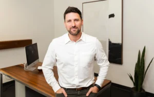 Perspire Sauna Studio founder and CEO Lee Braun