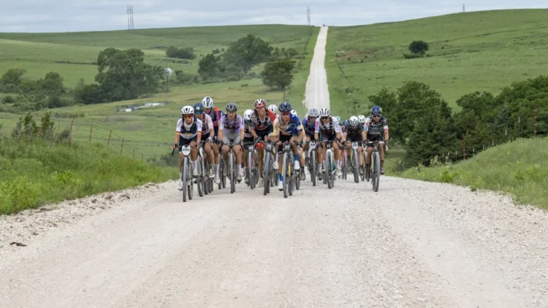 A group of Life Time cyclists.