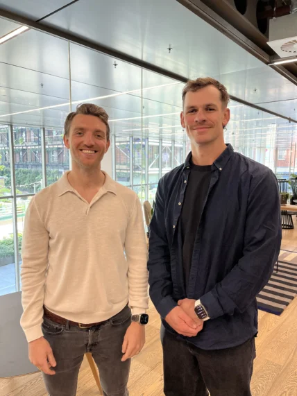 Roxfit’s CEO Ben Wilson (left), and CMO Joey Allott (right)