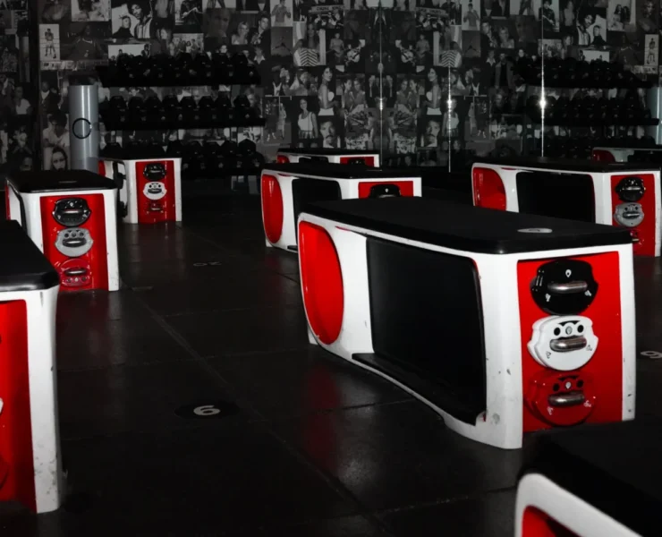 interior image of a Rumble Boxing studio.