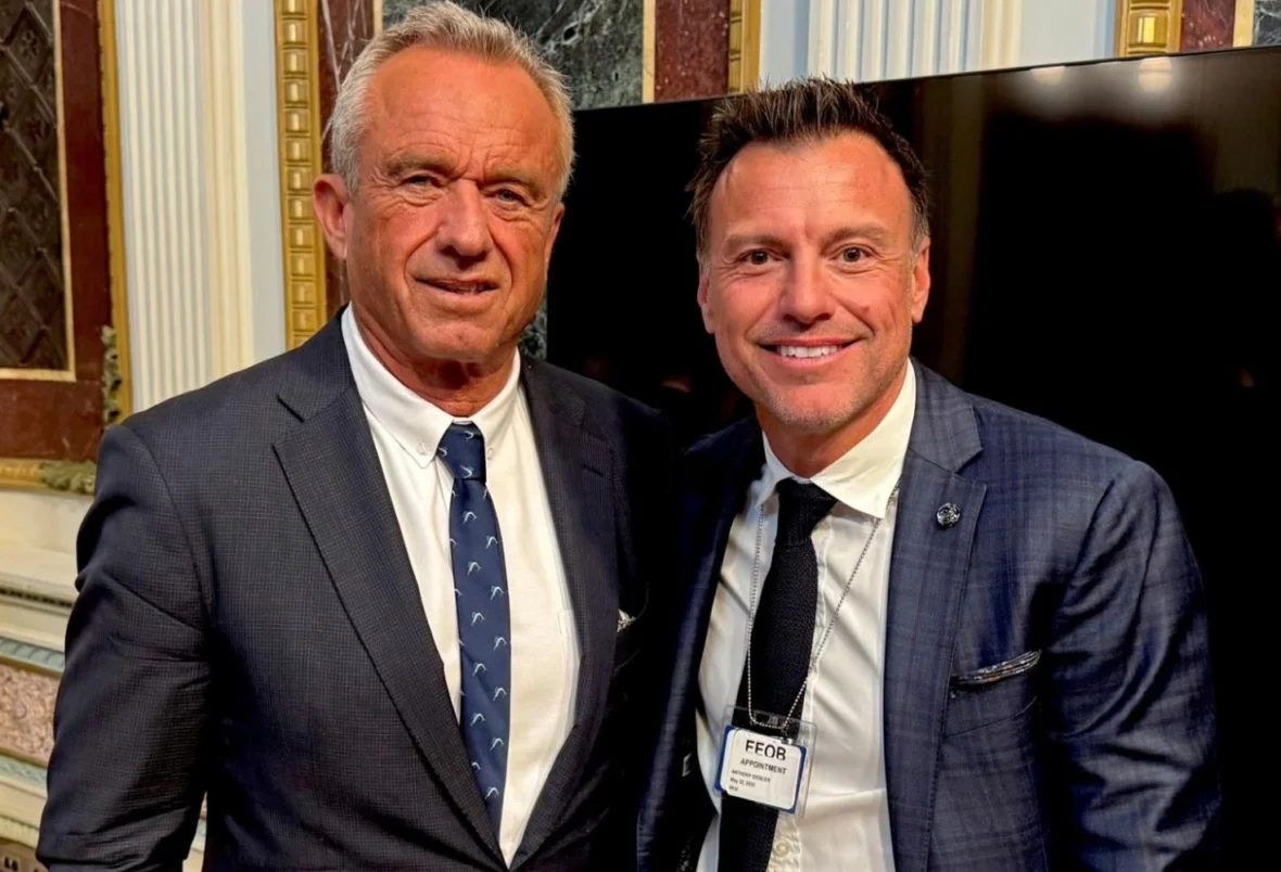 Anthony Geisler with Robert F. Kennedy Jr.