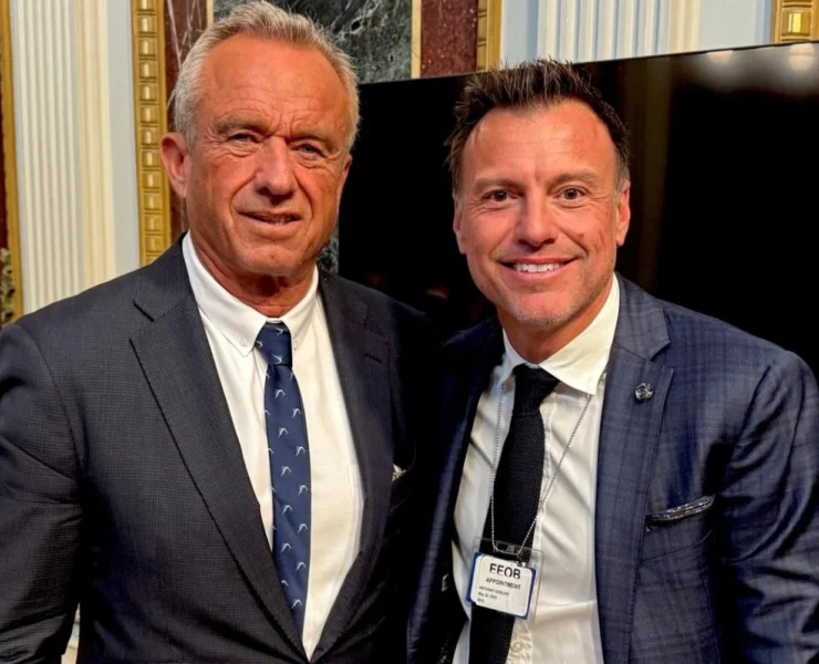 Anthony Geisler with Robert F. Kennedy Jr.