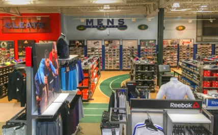 interior of a Dick's Sporting Goods store