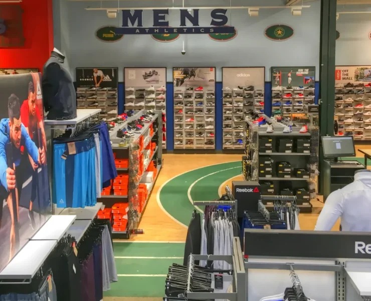 interior of a Dick's Sporting Goods store