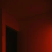 A red glow.