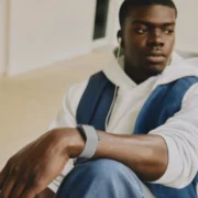 man wearing whoop device on wrist