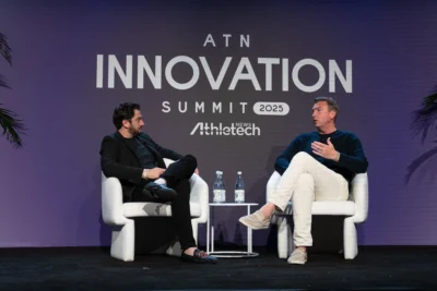 Fritz Lanman on stage at the ATN Innovation Summit