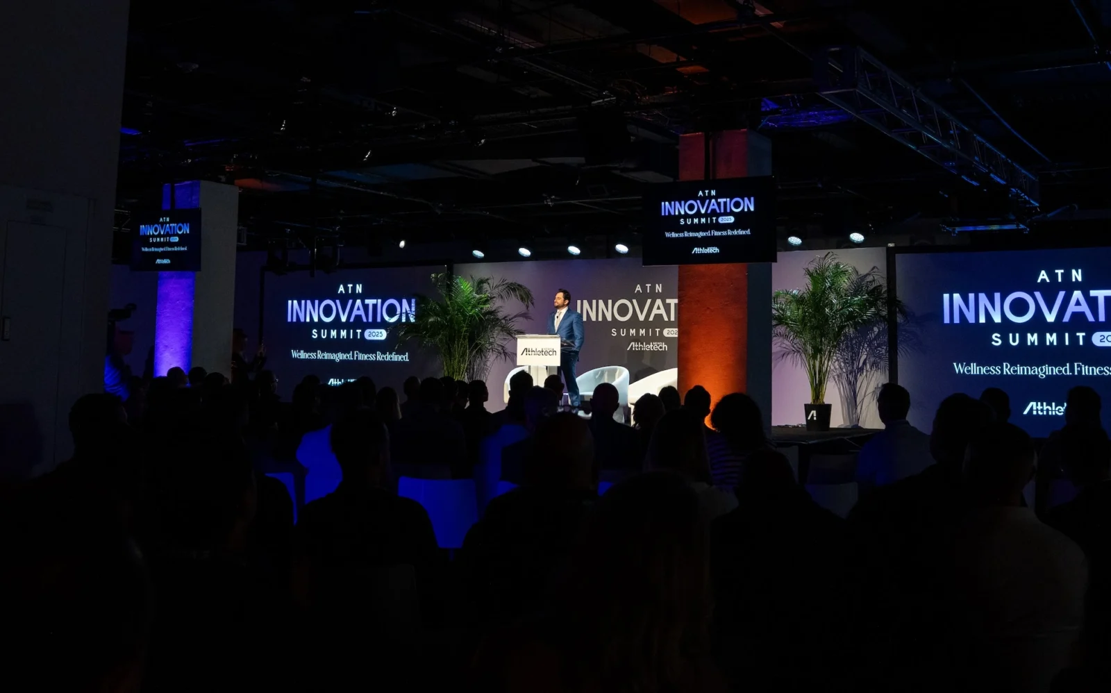 shot of the ATN Innovation Summit opening speech