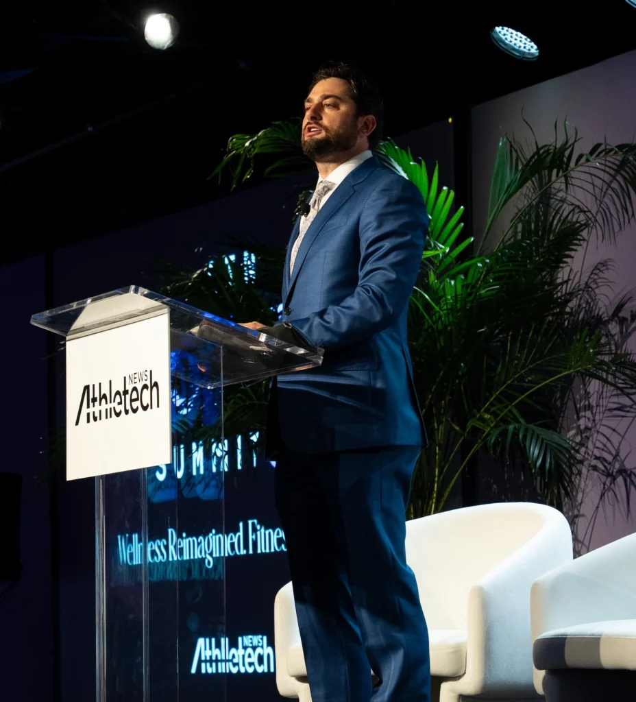 ATN founder and CEO Edward Hertzman delivers the Innovation Summit's opening remarks