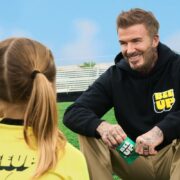 David Beckham BEEUP snacks campaign