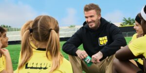 David Beckham BEEUP snacks campaign