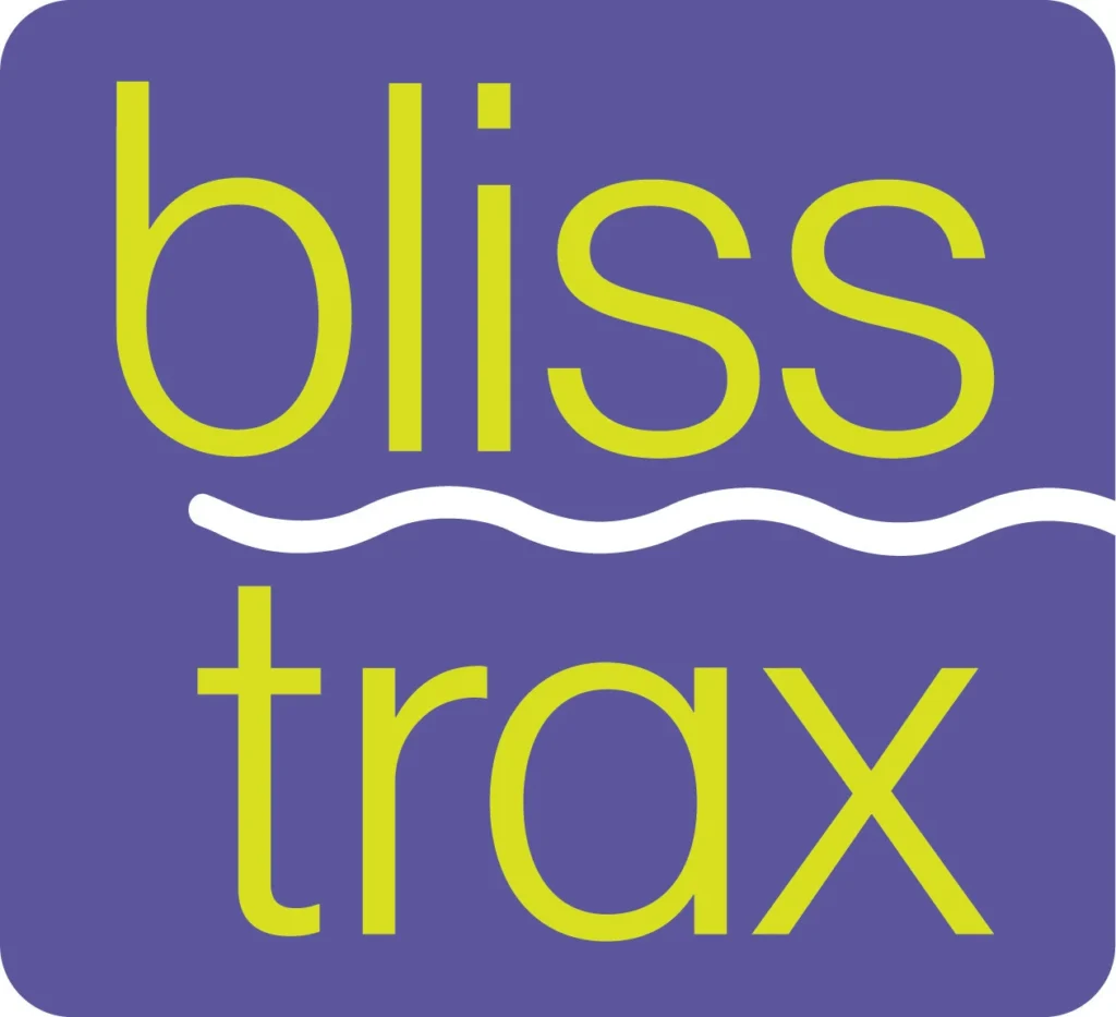 Bliss Trax logo.
