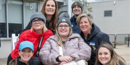 A group of women from Burn Boot Camp.