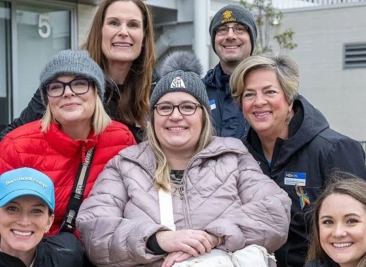 A group of women from Burn Boot Camp.