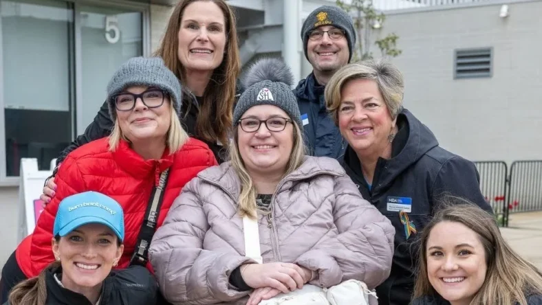 A group of women from Burn Boot Camp.