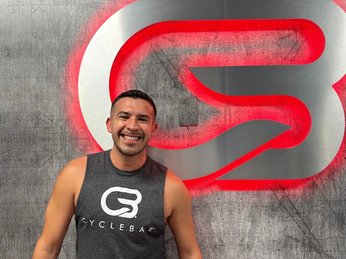 Cyclebar instructor Enrique Rodriguez