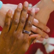 Several hands together for RingConn Gen 2 Smart Ring.