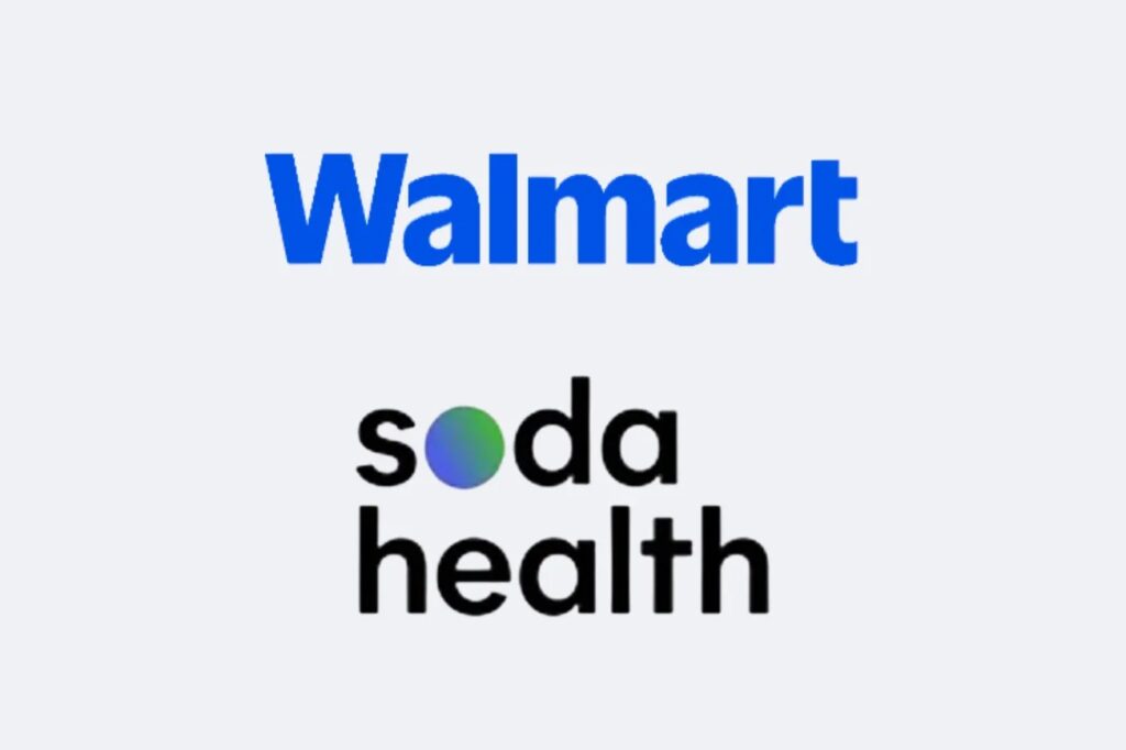 Walmart and Soda health logos