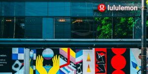 front of Lululemon store
