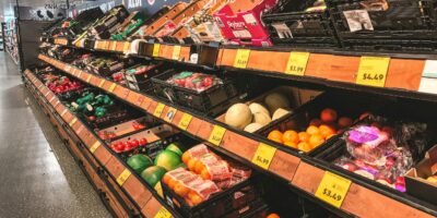 Walmart grocery aisle