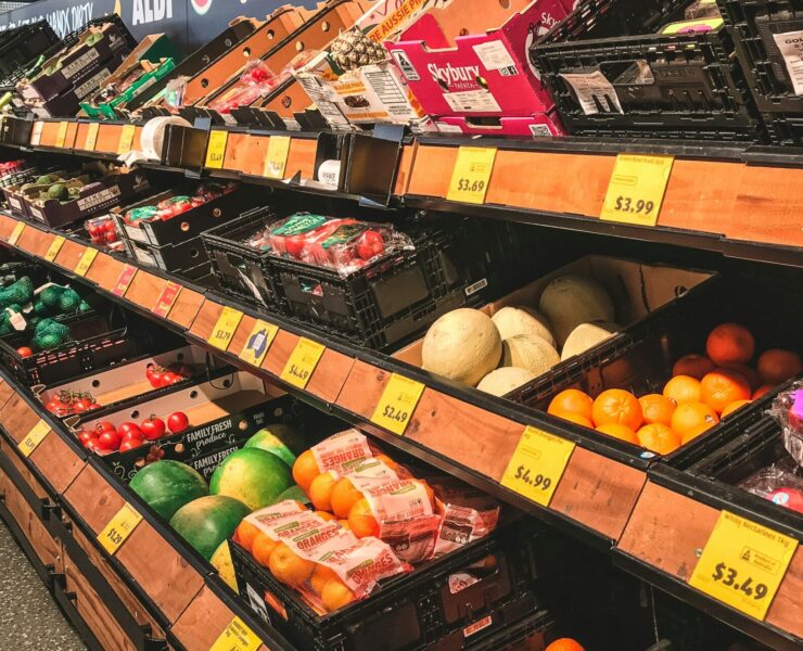 Walmart grocery aisle