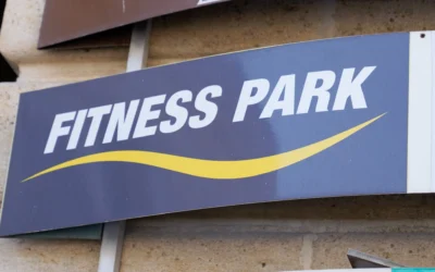 Fitness Park gym sign