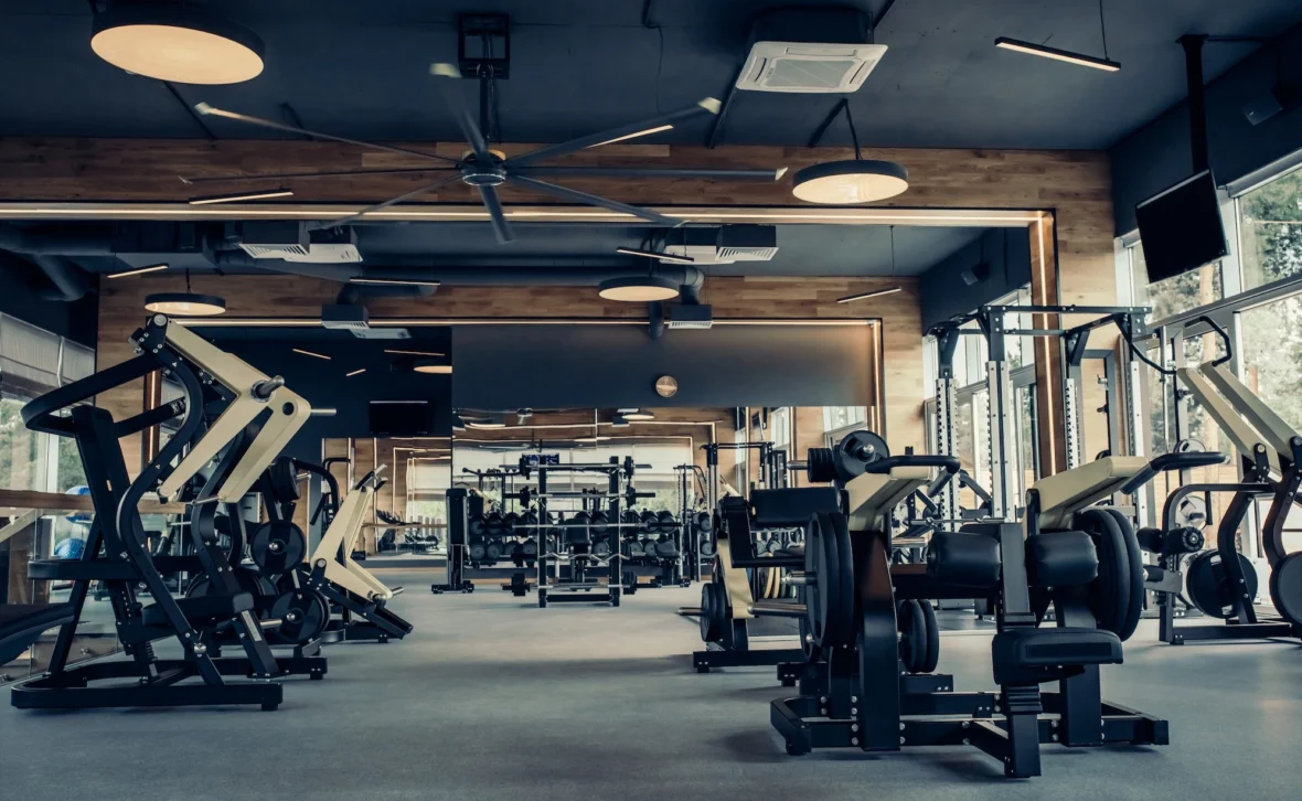 interior a gym filled with equipment