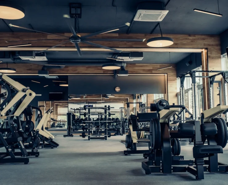 interior a gym filled with equipment