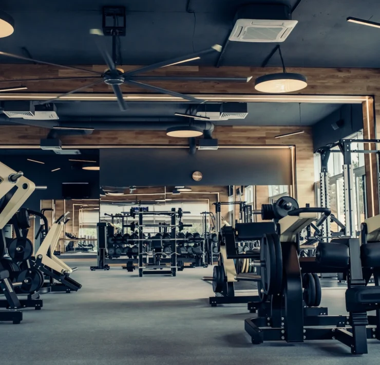 interior a gym filled with equipment