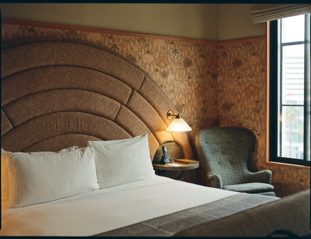 A bed at Proper Hotels