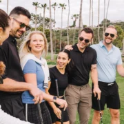 people golf together at a Bay Club course
