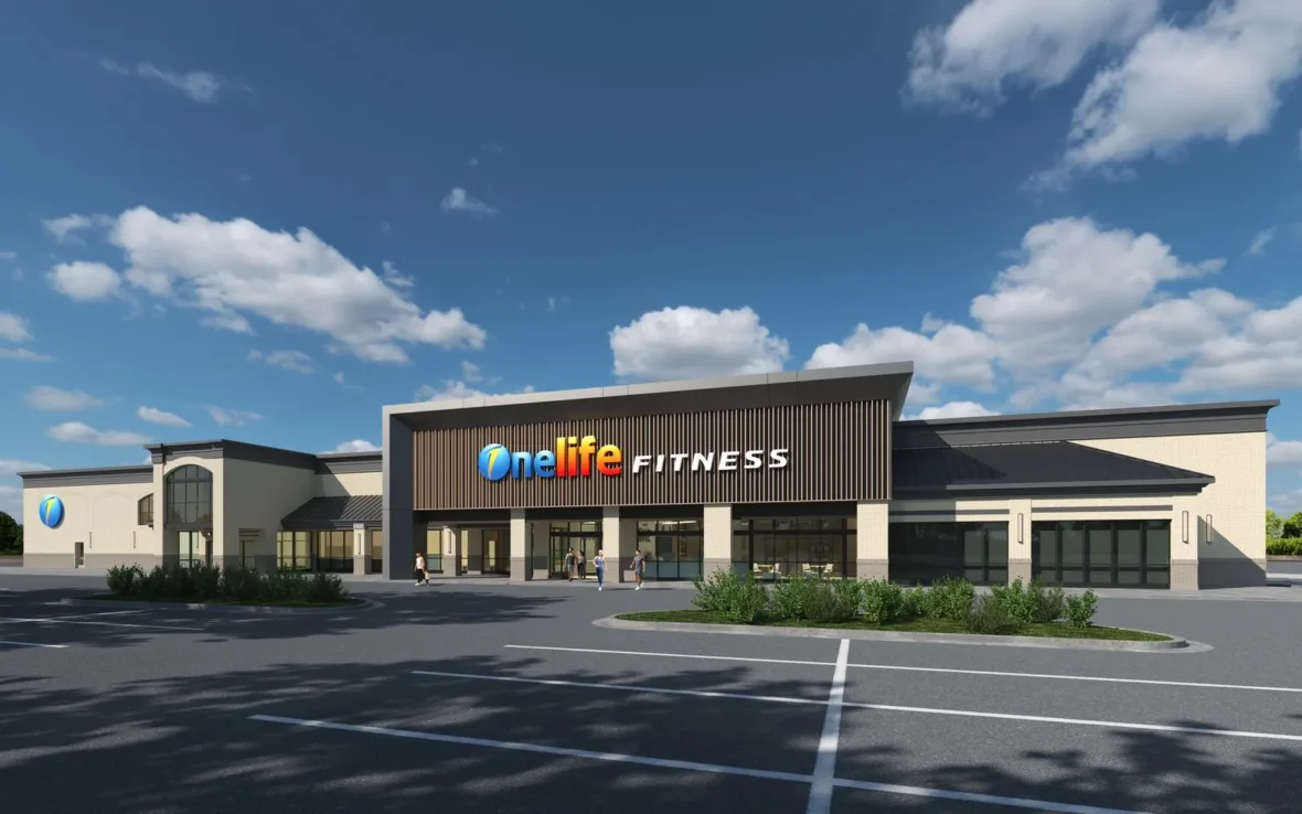 Onelife Fitness Durham, NC rendering.