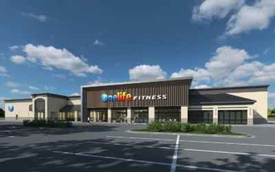 Onelife Fitness Durham, NC rendering.
