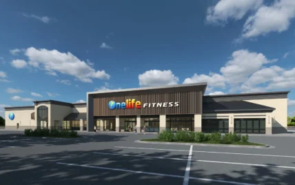 Onelife Fitness Durham, NC rendering.