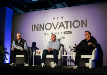 panelists speak during an M&A session at the ATN Innovation Summit