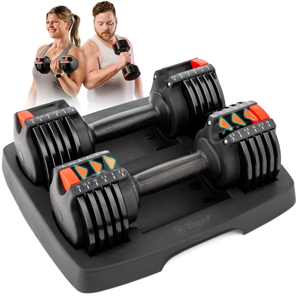 LifePro dumbbells