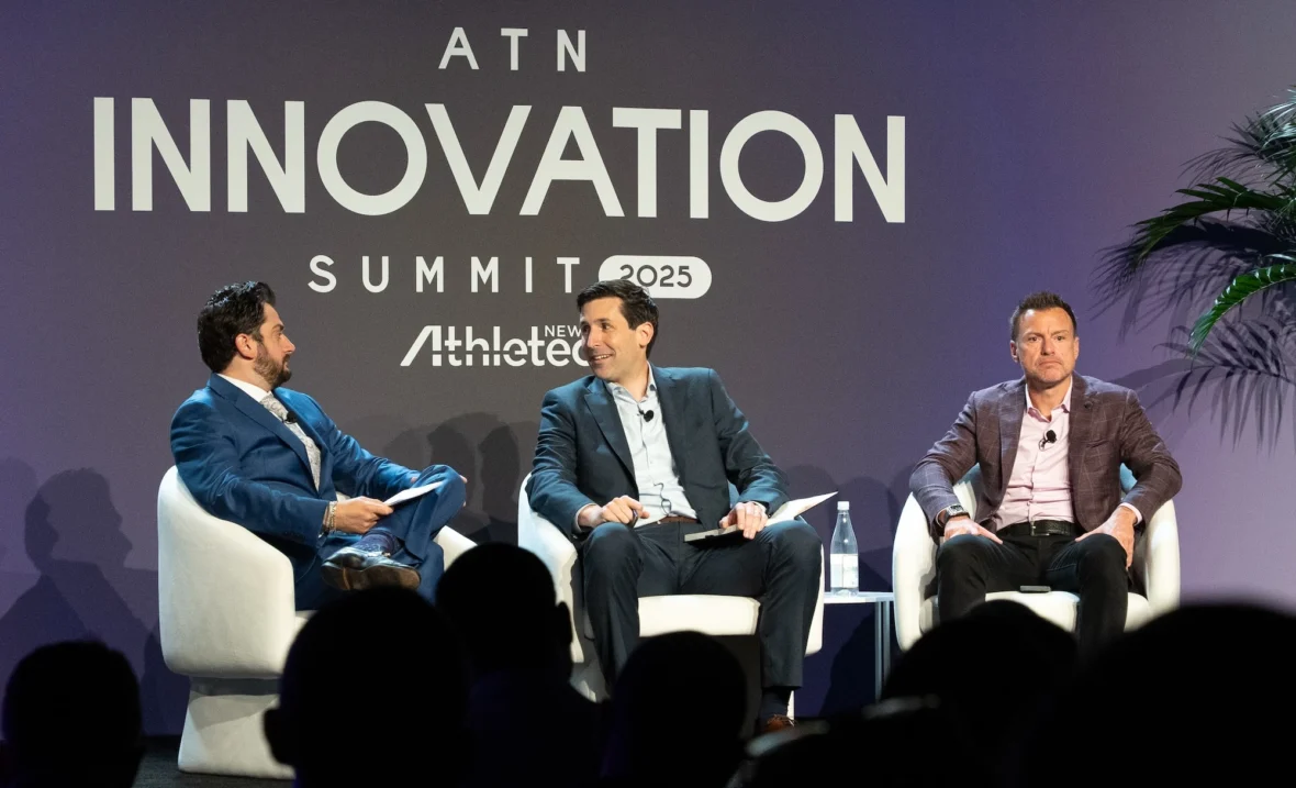 Calley Means and Anthony Geisler speak at the ATN Innovation Summit