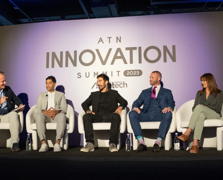 Jeff Zwiefel, Sat Randhawa, Eric Litman, Kyle Jones, Mona Rosene at ATN Innovation Summit