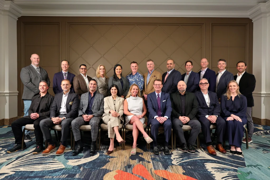 Newly appointed members of the Health & Fitness Association board pose for a group photo at the start of the 2025–2026 term
