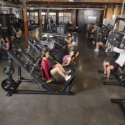 A selection of Precor strength equipment