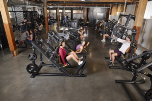 A selection of Precor strength equipment