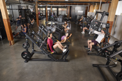 A selection of Precor strength equipment