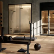 indoor sauna by Kohler