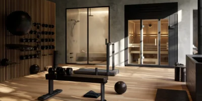 indoor sauna by Kohler