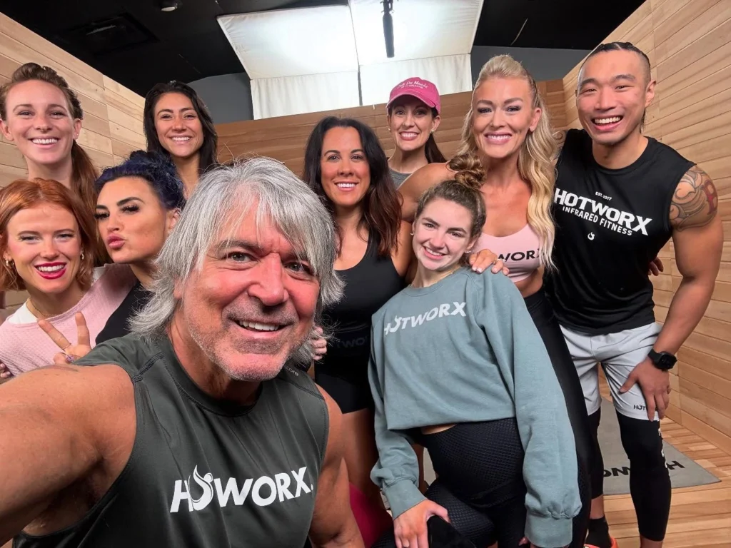Stephen Smith with Hotworx team members