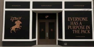 rendering of The Pack studio exterior