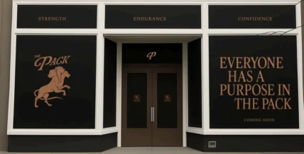 rendering of The Pack studio exterior