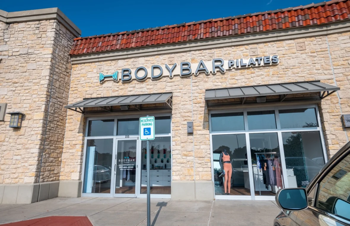 exterior of a Bodybar Pilates studio