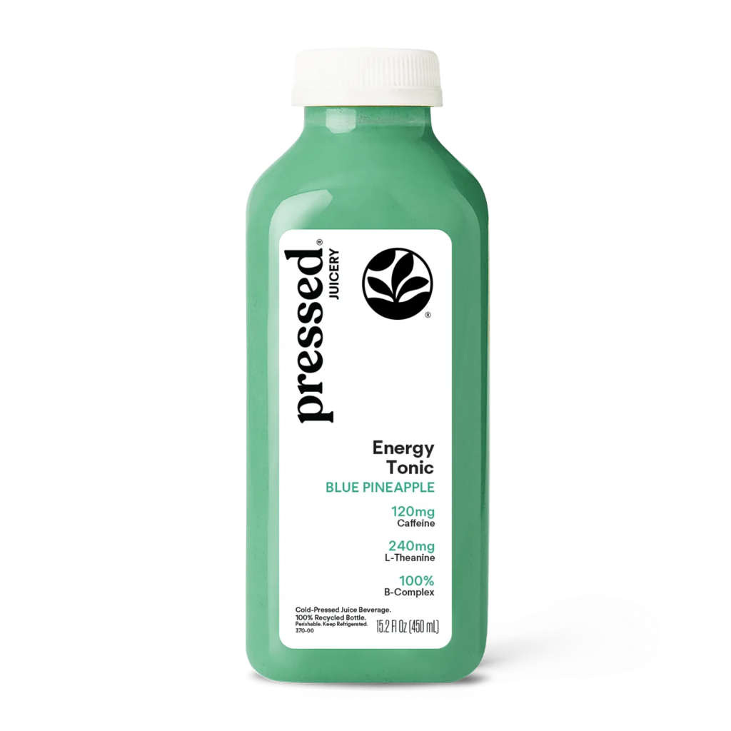 Pressed Blue Pineapple Lime Energy Tonic