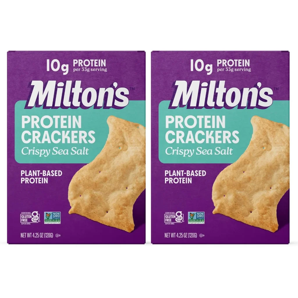 milton's protein crackers
